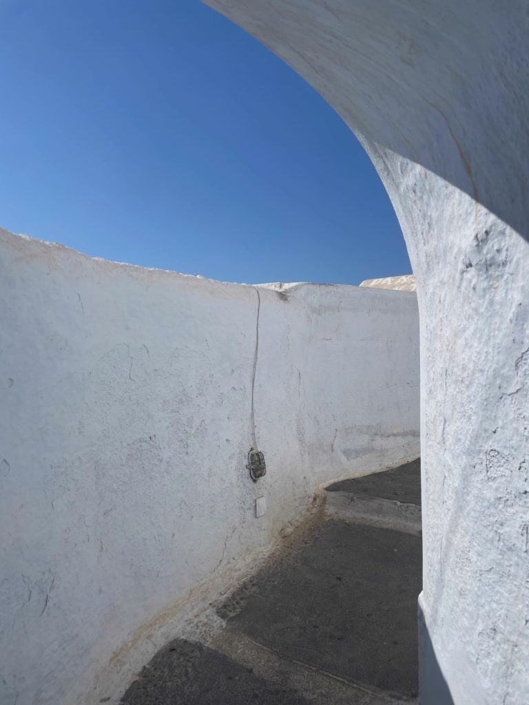 Whitewashed Archway