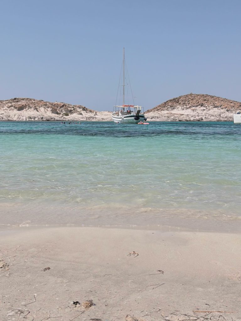 Sailboat On Turquoise Water