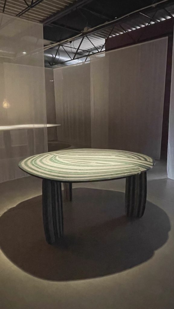 Drum Tables In Shadow