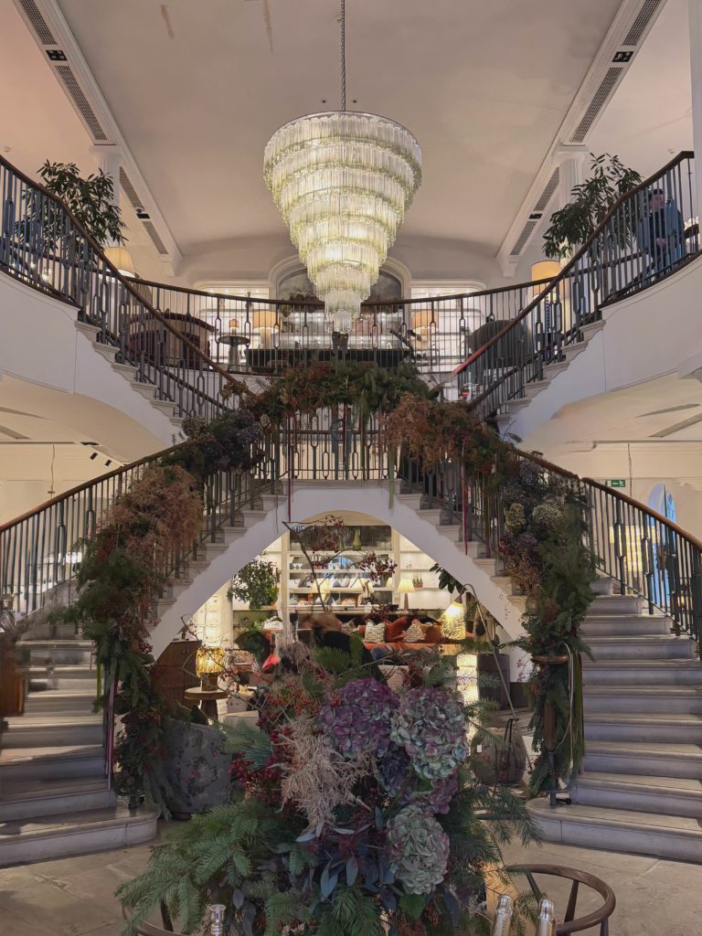 Floral Staircase Installation
