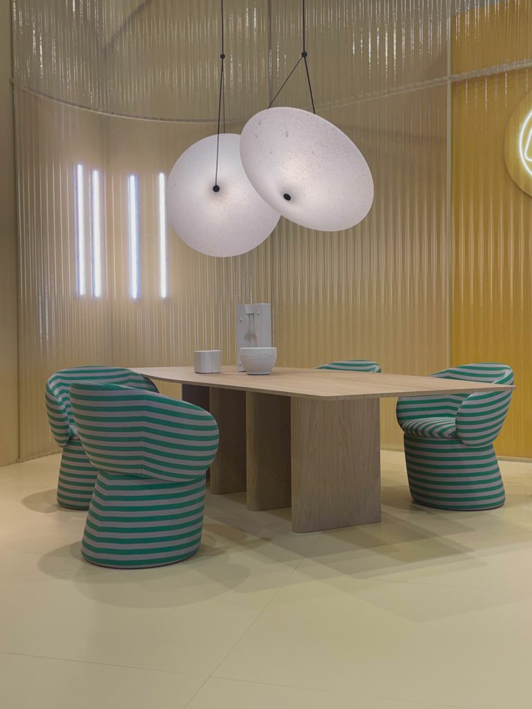 Striped Dining Ensemble