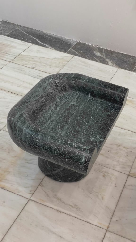 Marble Sculptural Bench