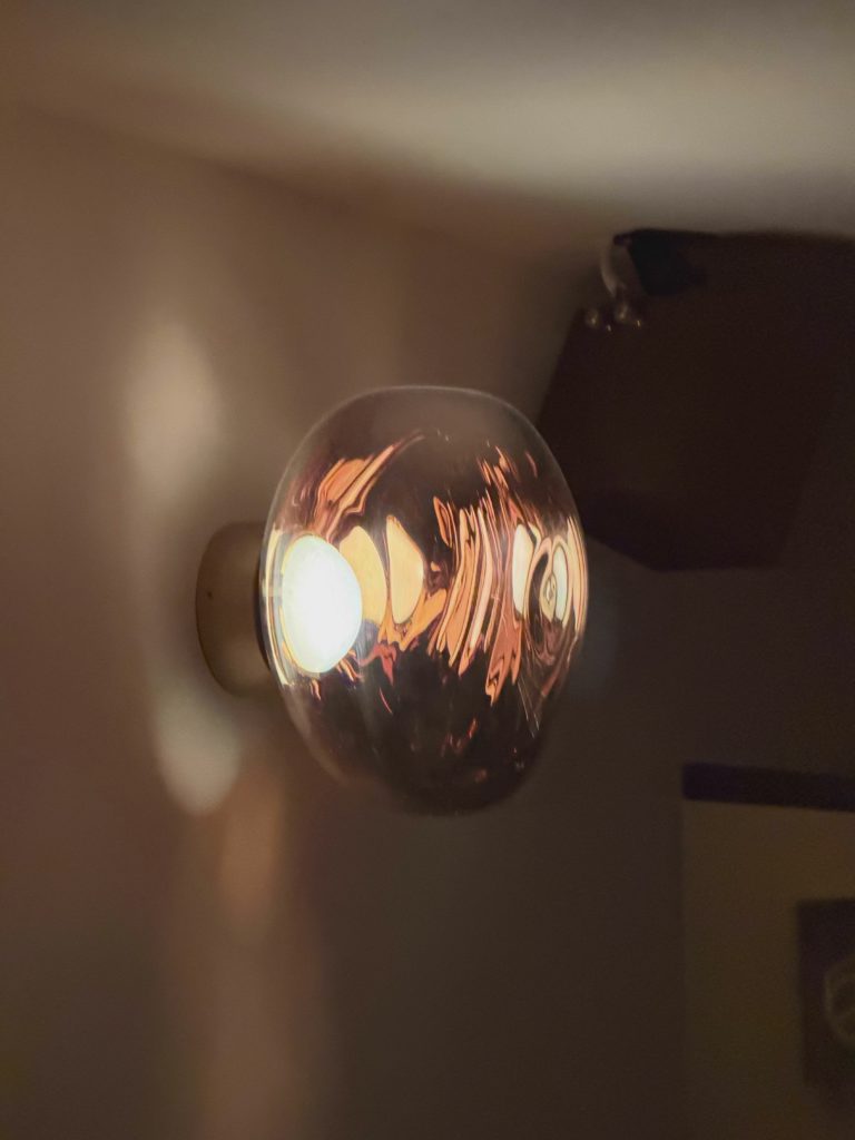 Brass Sconce Glow