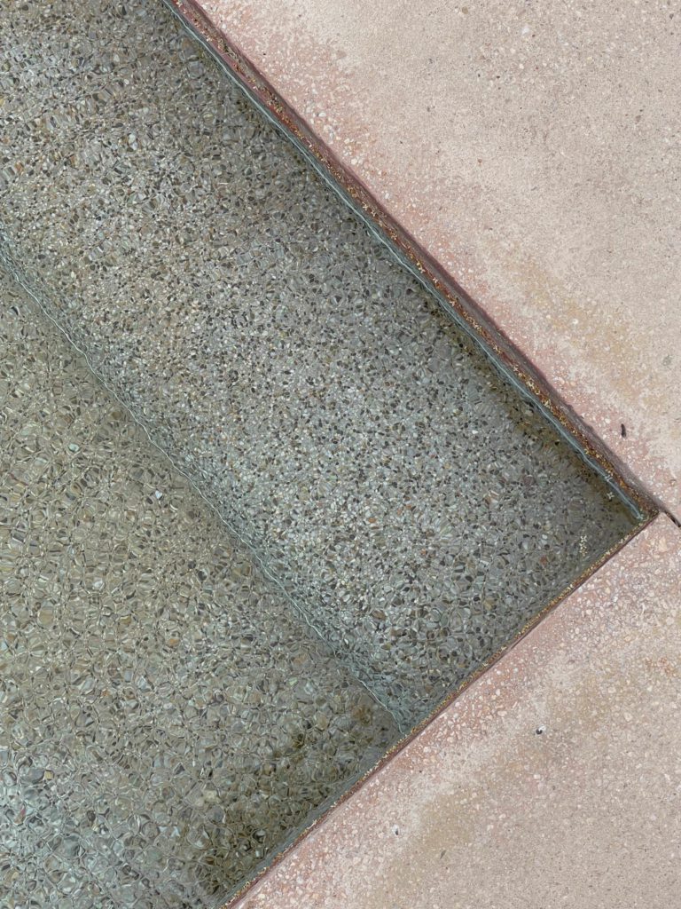Angular Concrete Drain