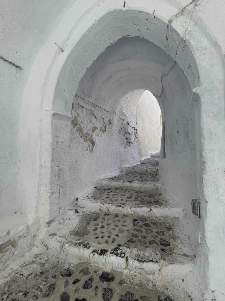 Vaulted White Tunnel