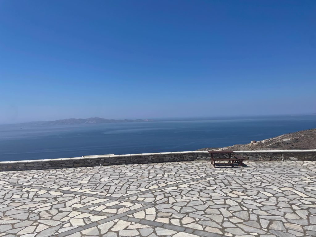 Plaza Overlooking The Sea