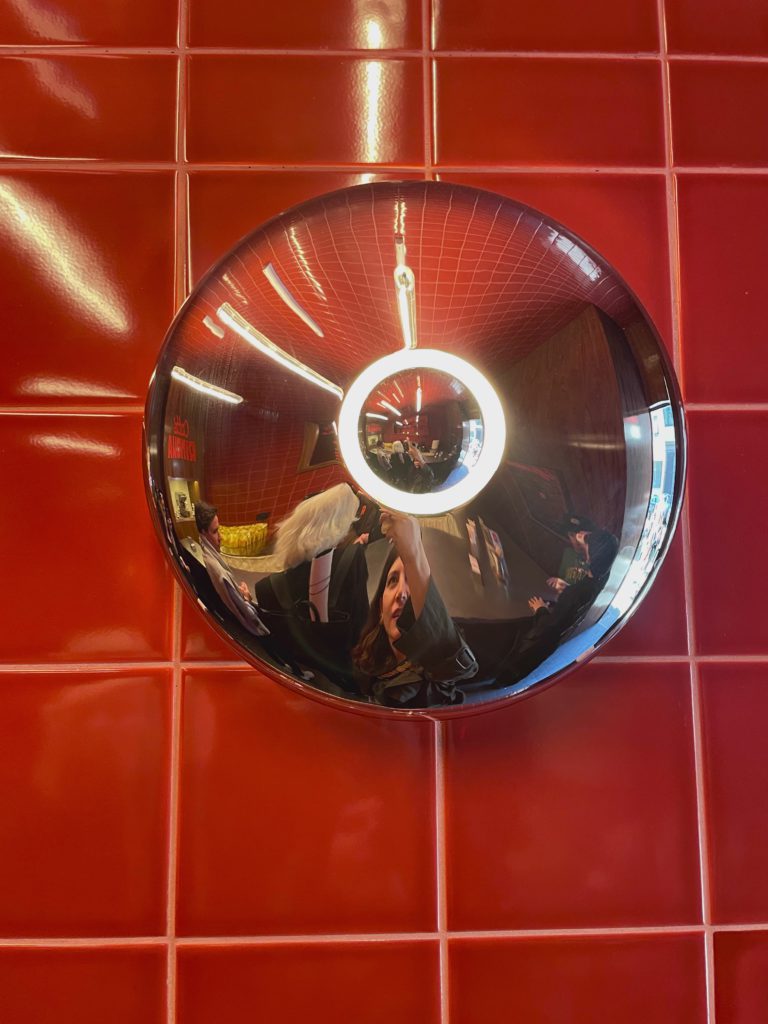 Reflections On Red Tile