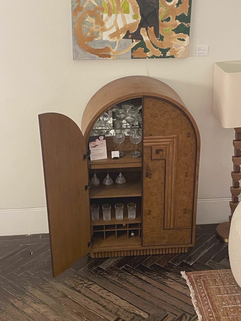 Arched Wood Cabinet