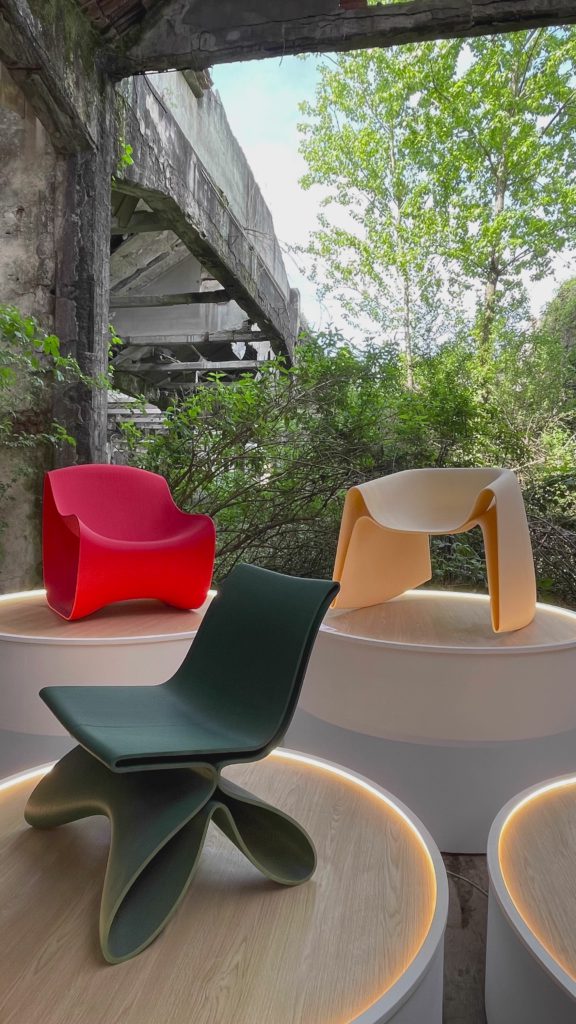 Deck Chairs Under The Pergola