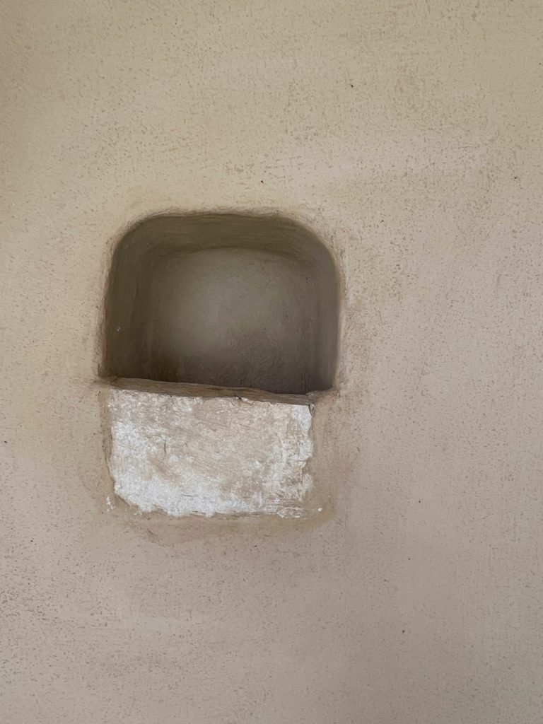 Sculpted Concrete Niche