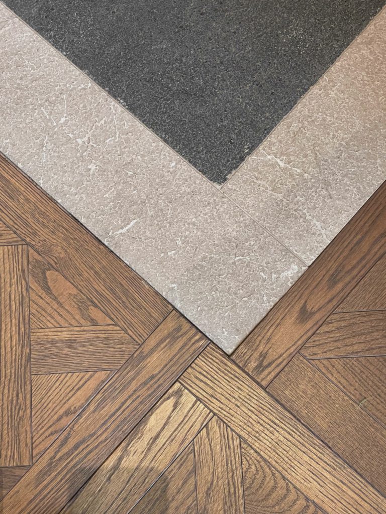 Marble Herringbone Study