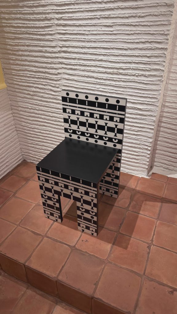 Checkered Chair, Terracotta Floor