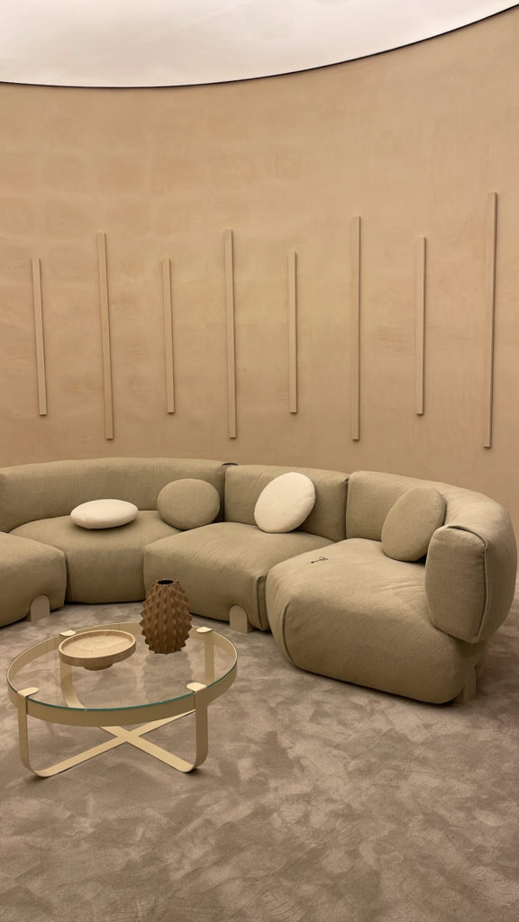 Curved Sofa Alcove