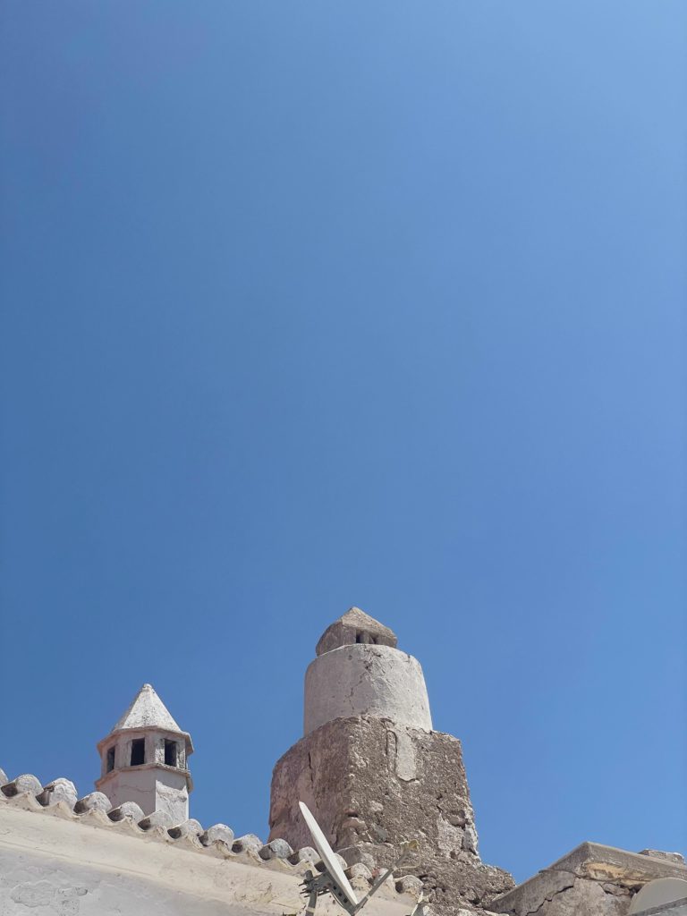 Whitewashed Chimney