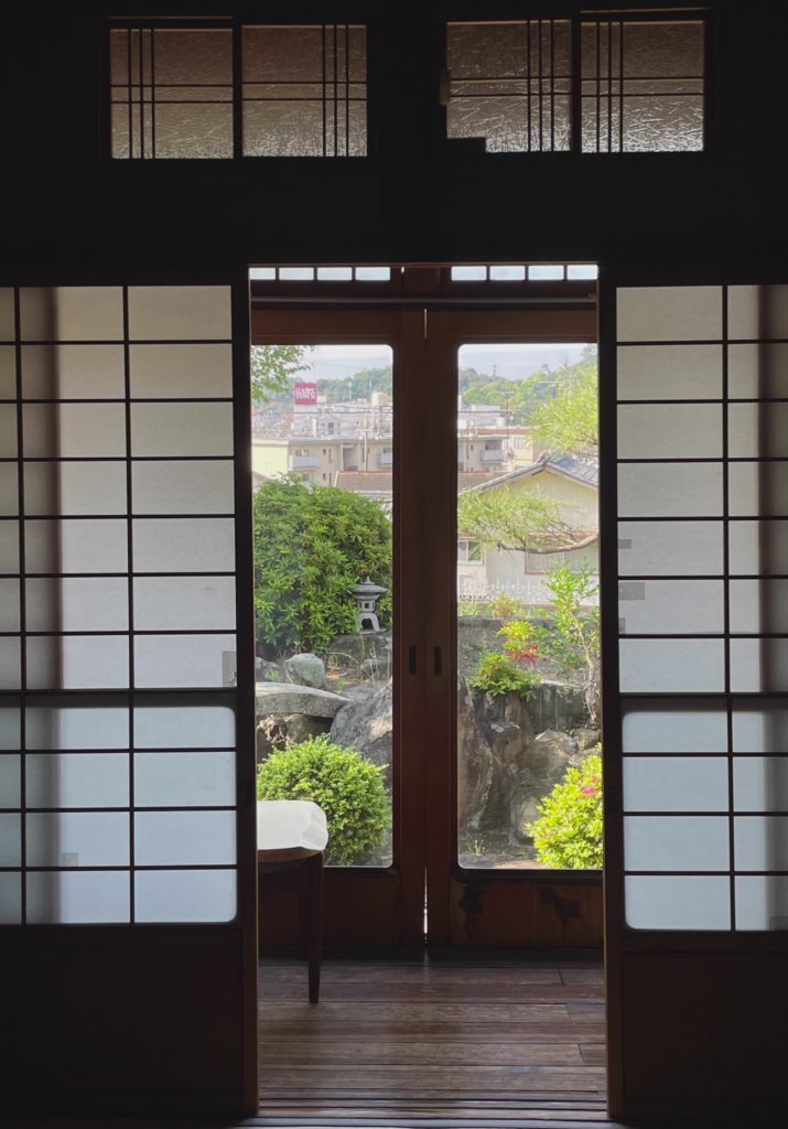 Shoji Doorway To The Garden