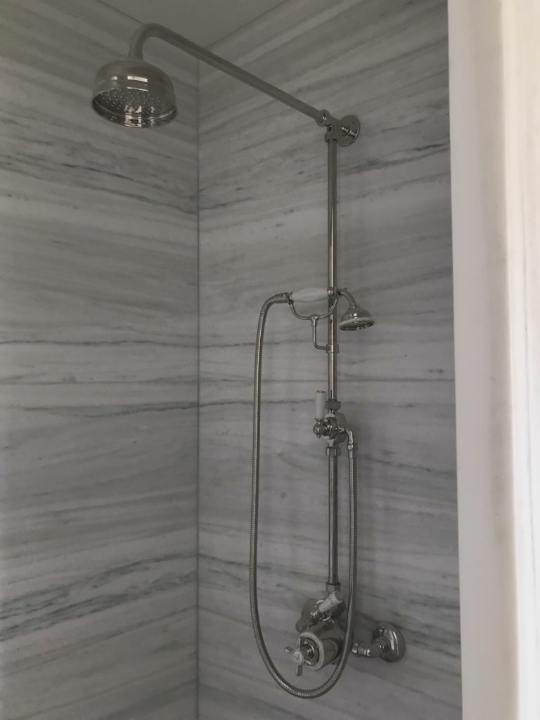 Marble Shower Fixture