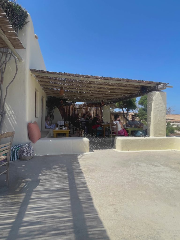 Shaded Patio Dining