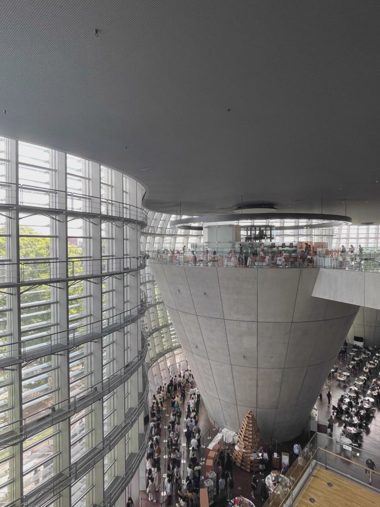 Curved Museum Facade
