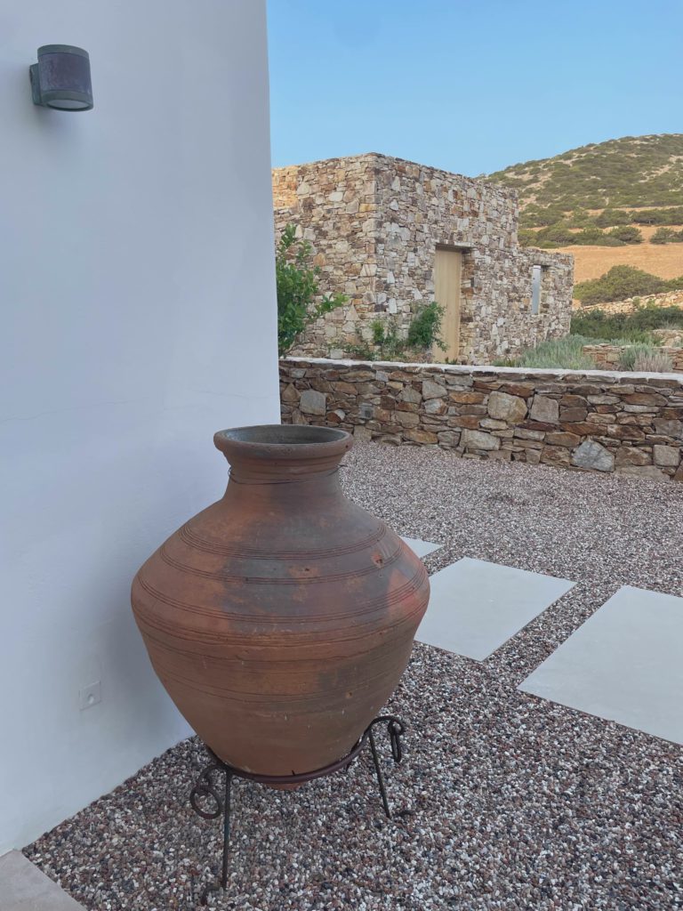 Terracotta Pot In Courtyard