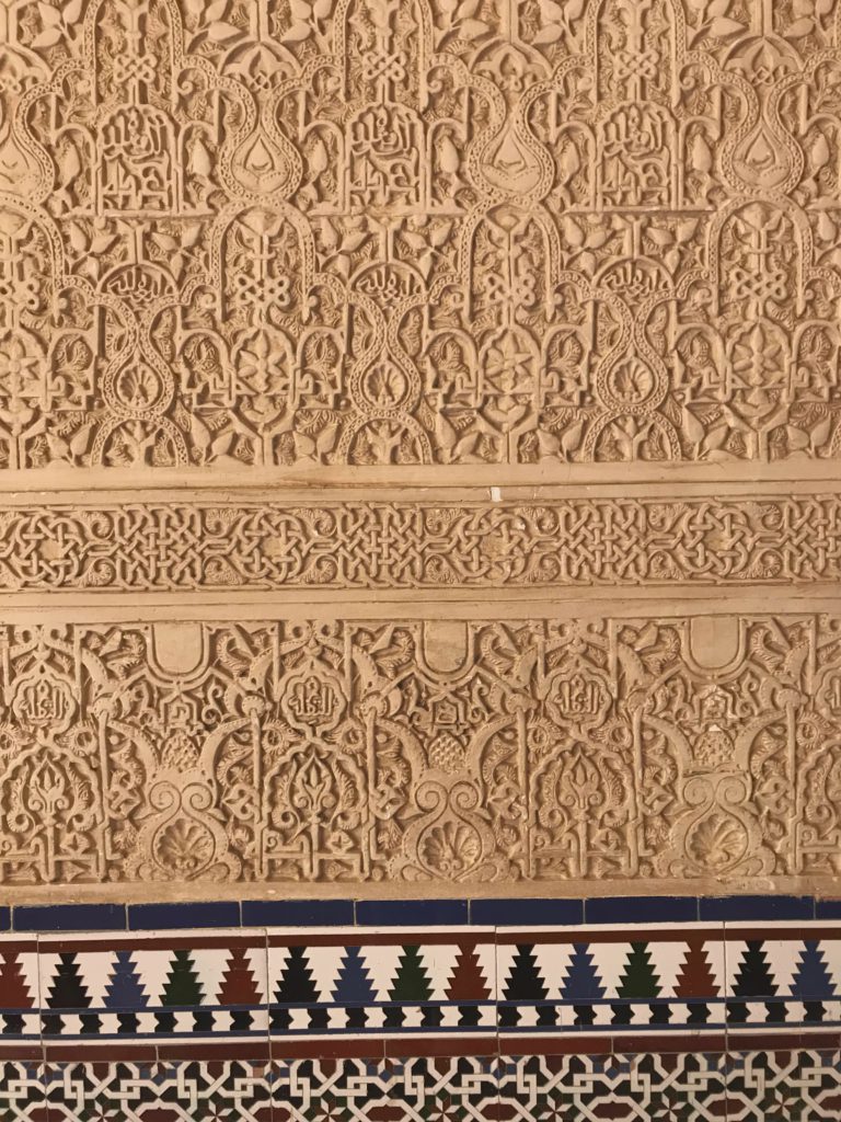Carved Stone Tapestry