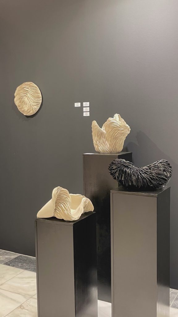 Stone Forms On Pedestals