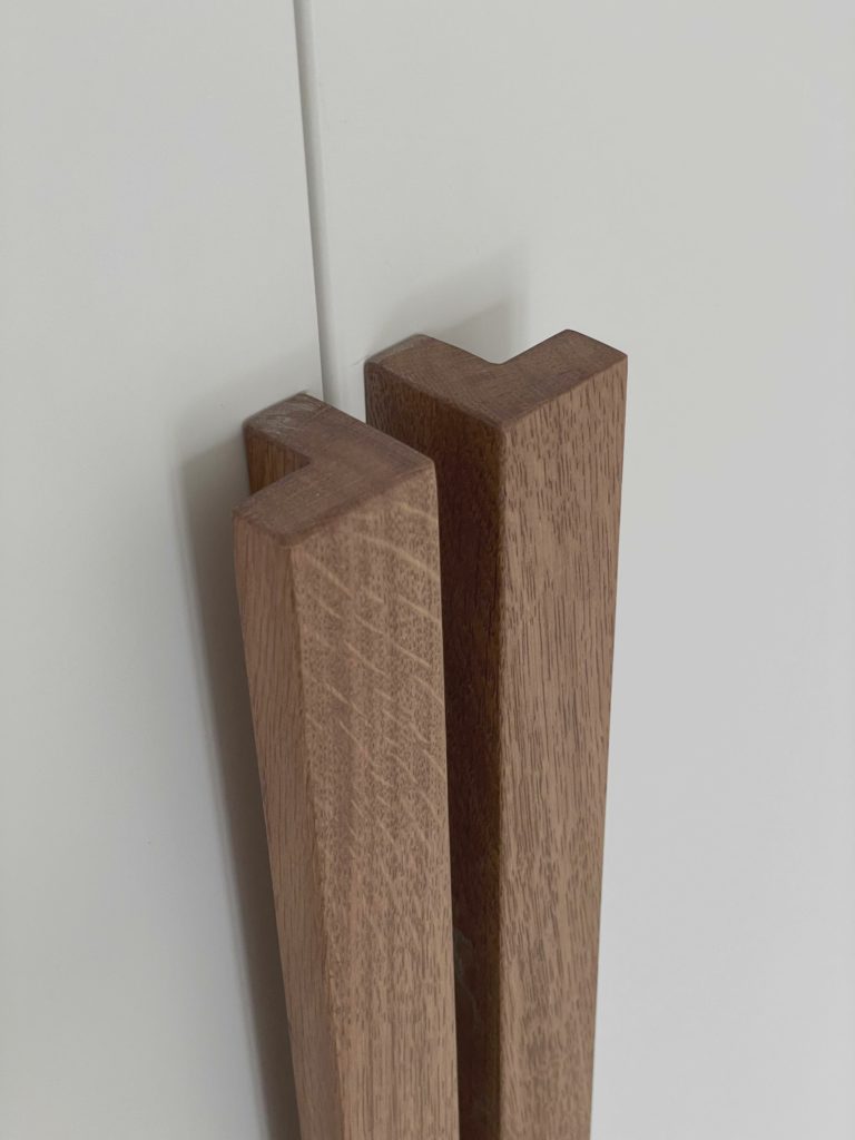 Suspended Wood Pegs