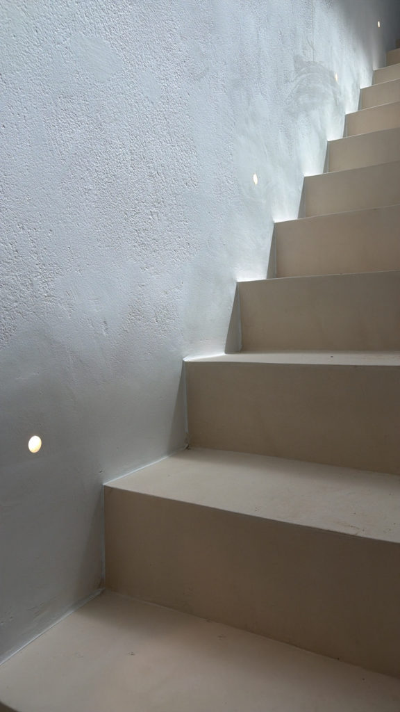 Sculpted Stairwell Light