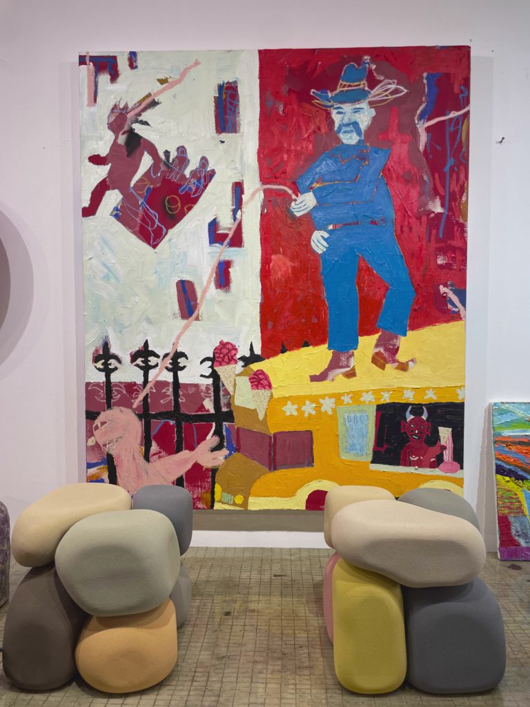 Gallery Stool Arrangement