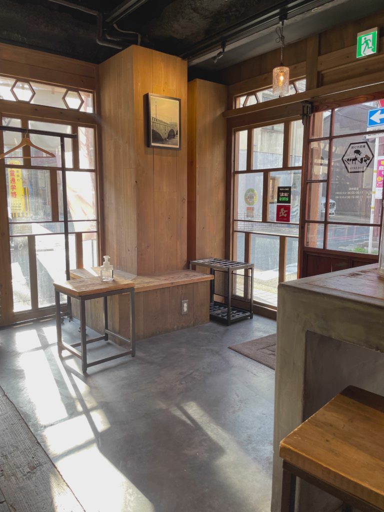 Sunbeams On Cafe Floor