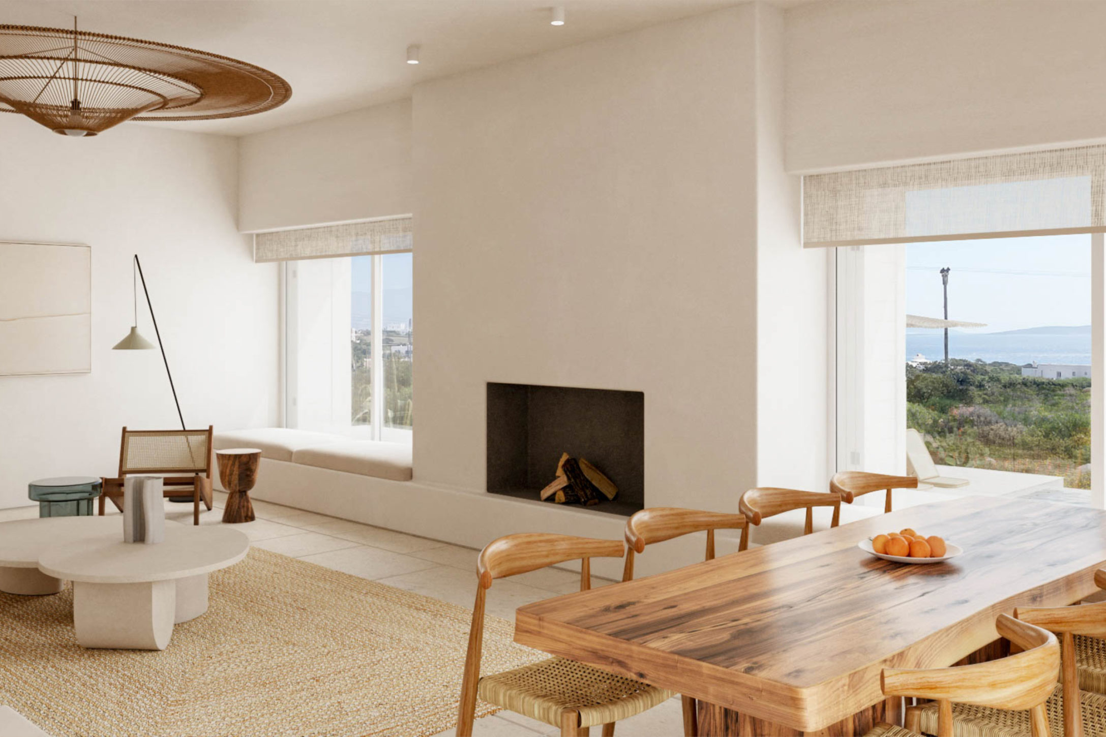 ANTIPAROS VILLAS - JUNIPER - LIVING ROOM