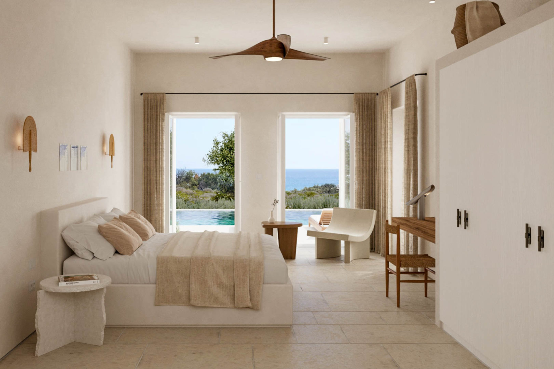 ANTIPAROS VILLAS - TAMARISK - BEDROOM