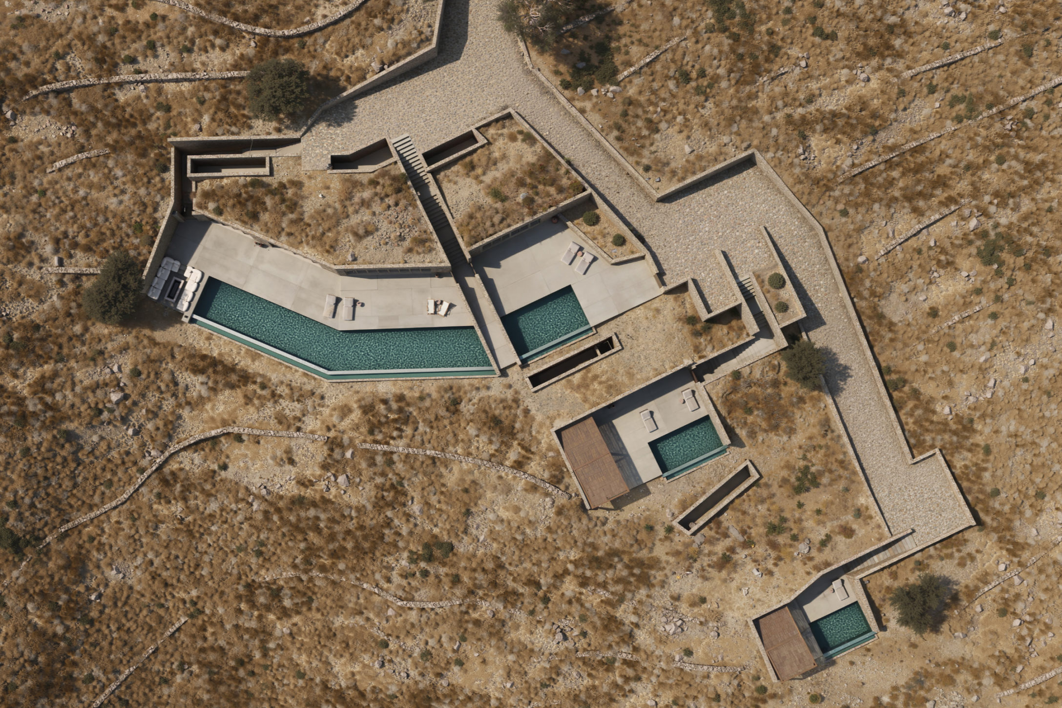 LITHOS SUITES - BIRDS VIEW