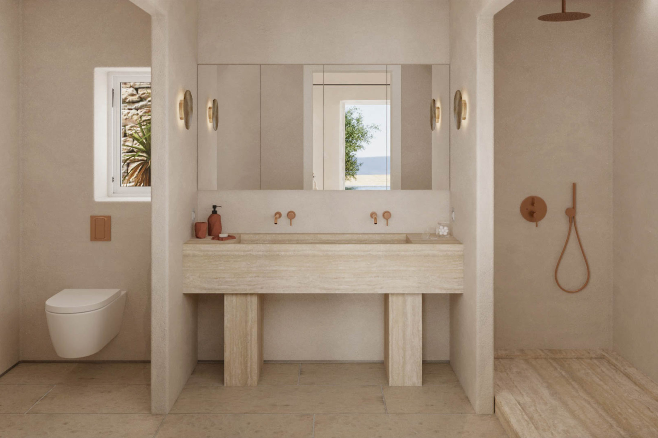 ANTIPAROS VILLAS - TAMARISK - BATHROOM