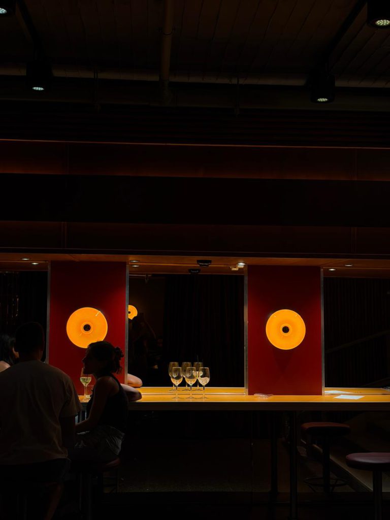 ORANGE VELVET CURTAIN